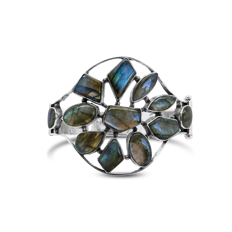 “The Northern Lights Mosaic” Labradorite Bracelet