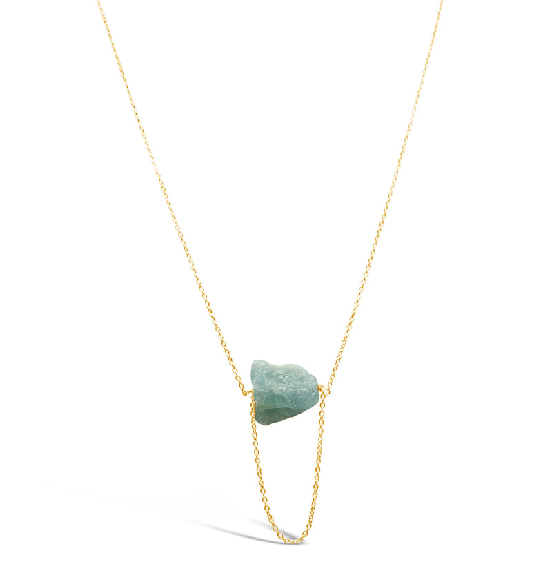"Thaw" Aquamarine Necklace