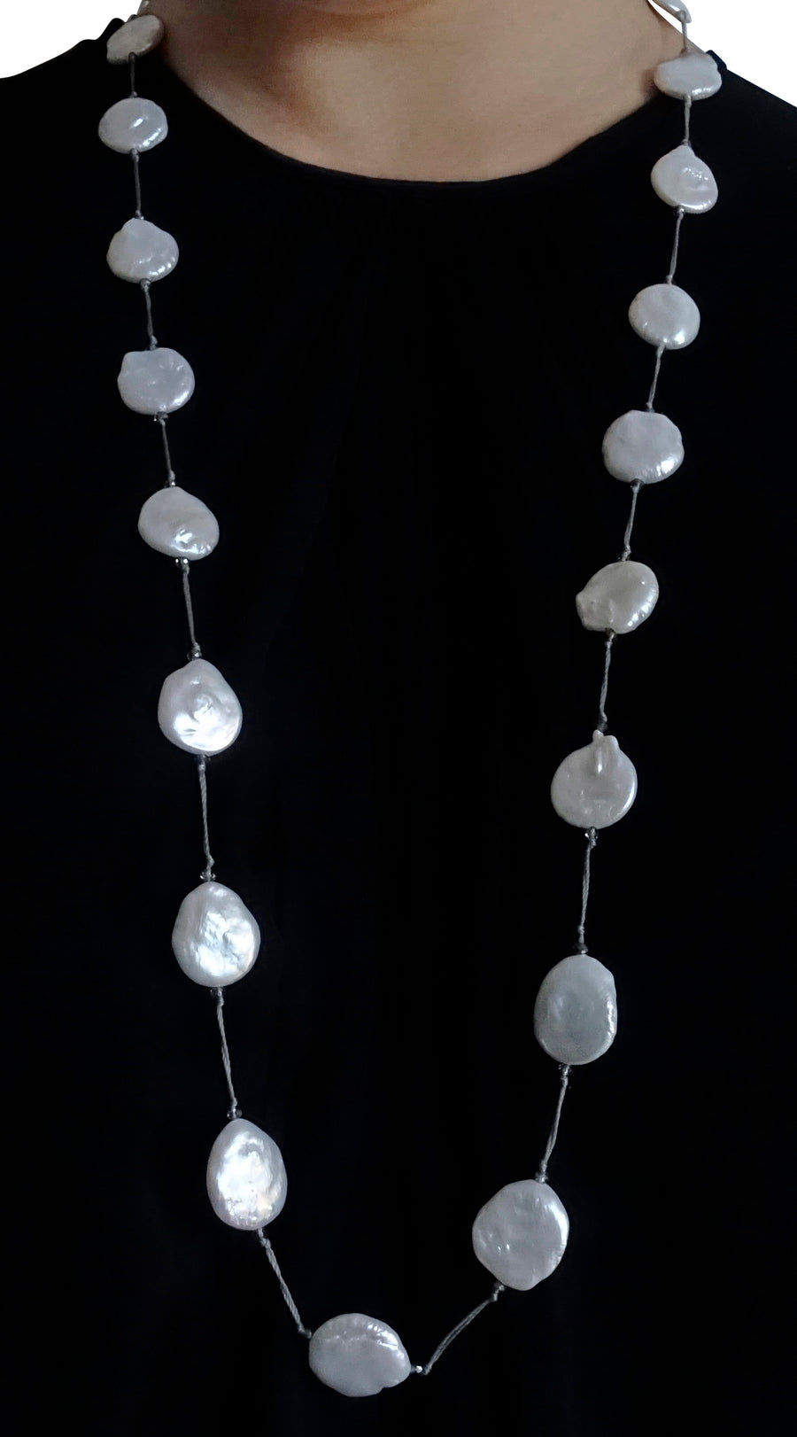Array Pearl Necklaces On Translucent Glass Stock Photo 759546253 |  Shutterstock